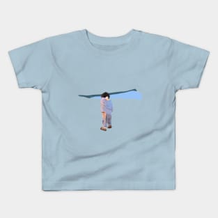 A Boy Scratching His Head Kids T-Shirt